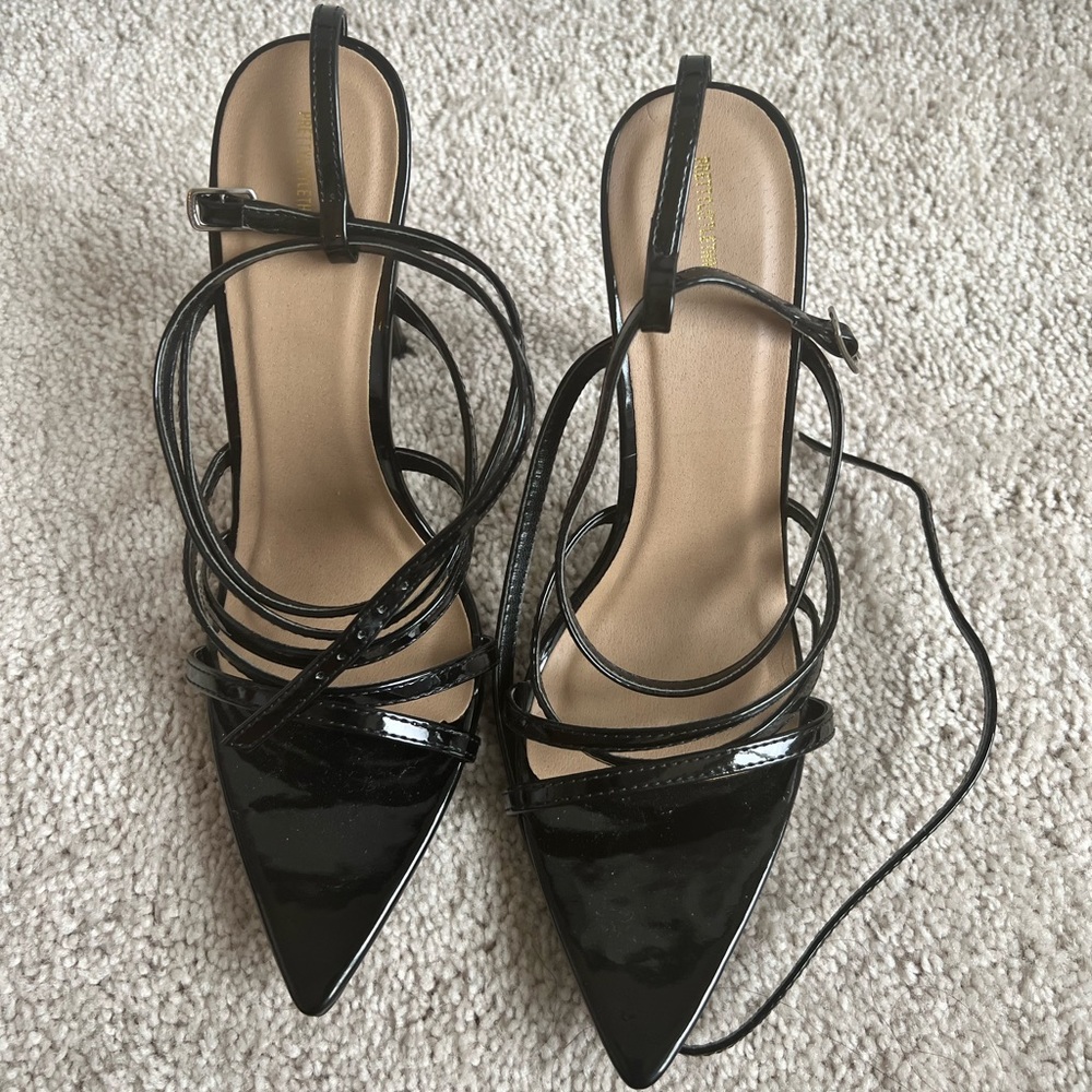 Pretty little thing strap up sandals